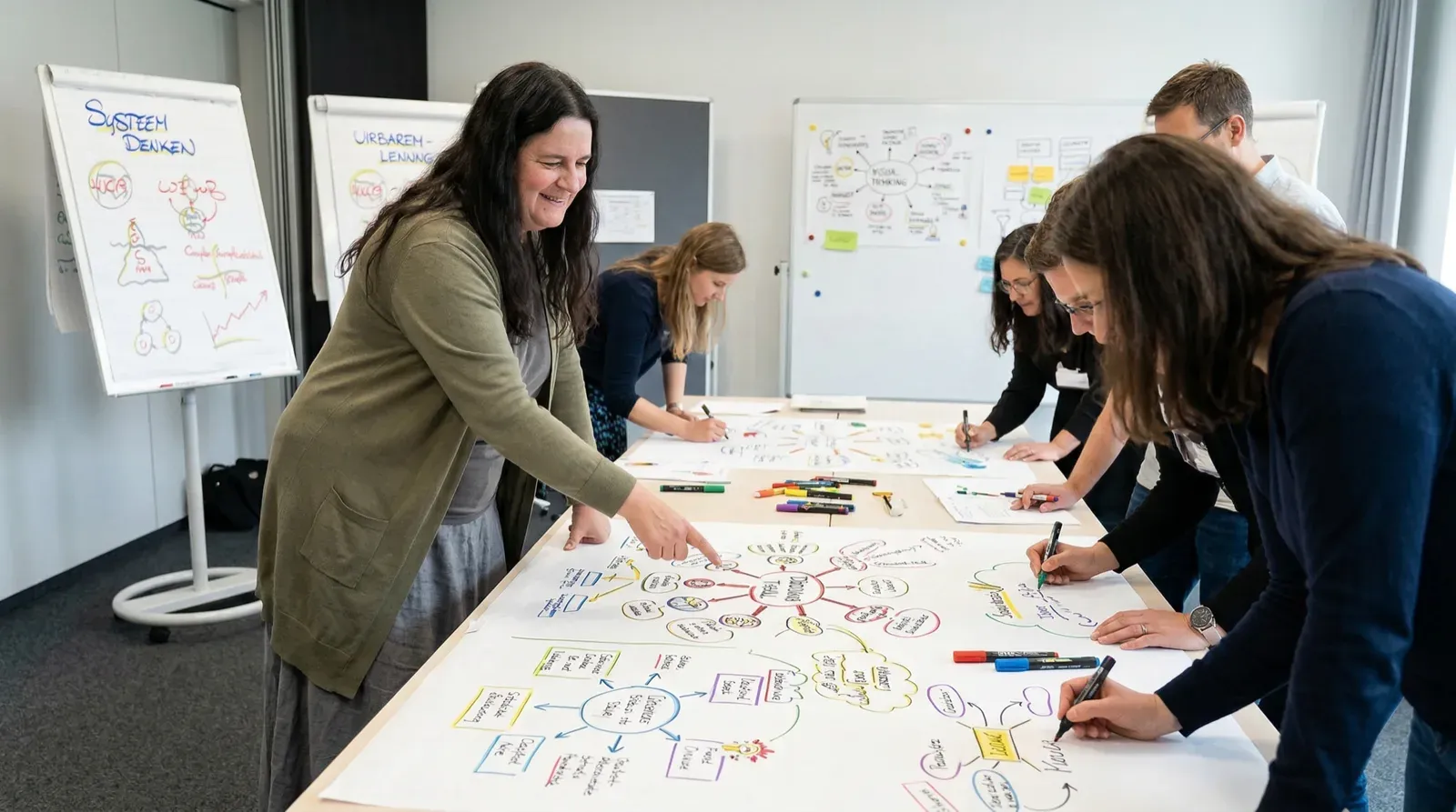 Pensée visuelle en groupe : une collaboration que l'IA ne peut pas imiter